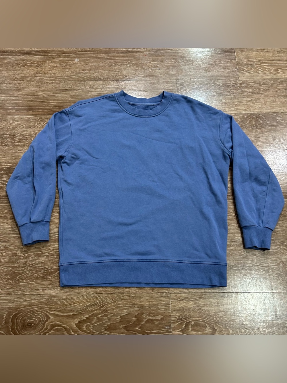 Lululemon All Yours Crew Sweatshirt Blue Pullover Long Sleeve